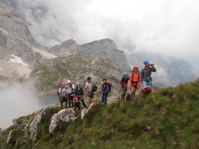 Gruppo verso la cima